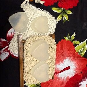 Heart-Shaped Clear Soap Set